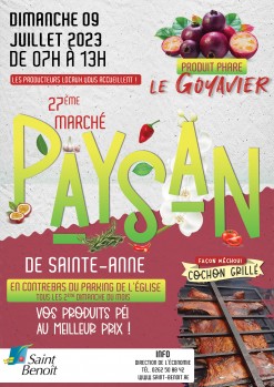 27ème édition du marché paysan de Sainte-Anne