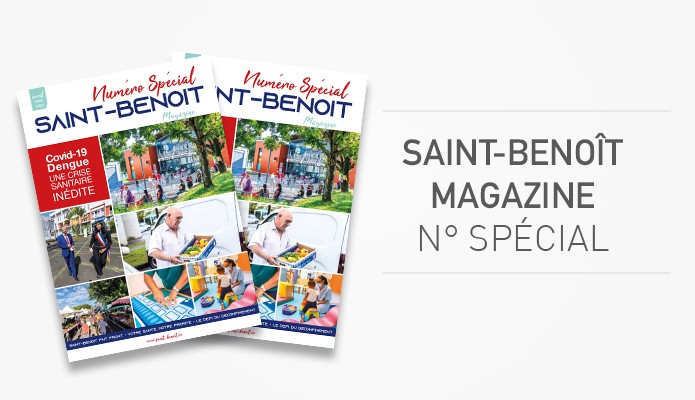 Saint-Benoît Magazine : téléchargez le numéro spécial Covid-19/dengue !