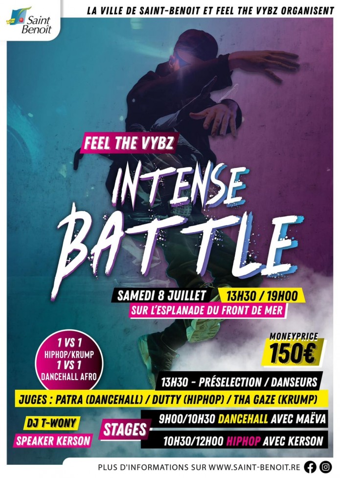 Un grand Battle de danse hip-hop et dancehall à St-Benoît!