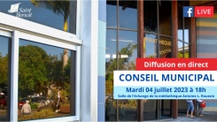 Conseil municipal le mardi 04 juillet à 18h