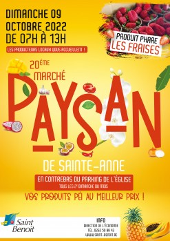 20ème Marché paysan de Sainte-Anne