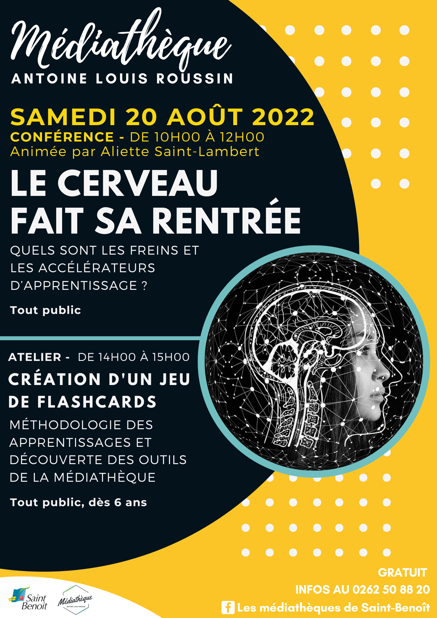 Le cerveau fait sa rentrée, conférence animée par Aliette Saint-Lambert 