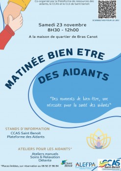 Matinée bien-être pour les aidants de personnes en situation de handicap