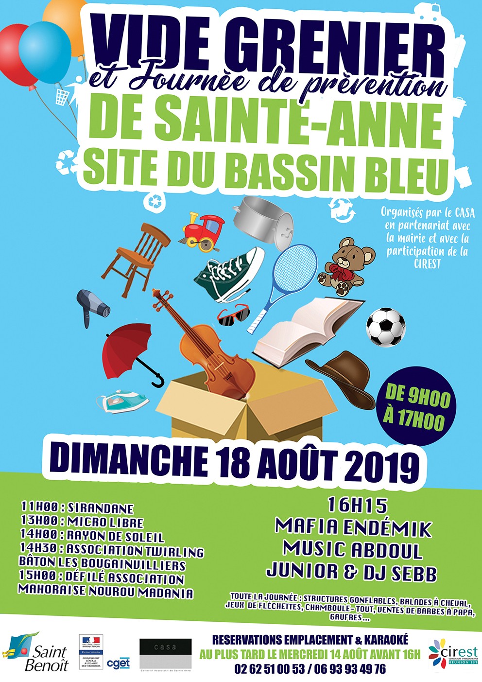 Vide grenier de Sainte-Anne et Journée de prévention