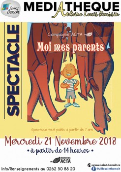 SPECTACLE - "Mes parents et moi" de la compagnie ACTA 