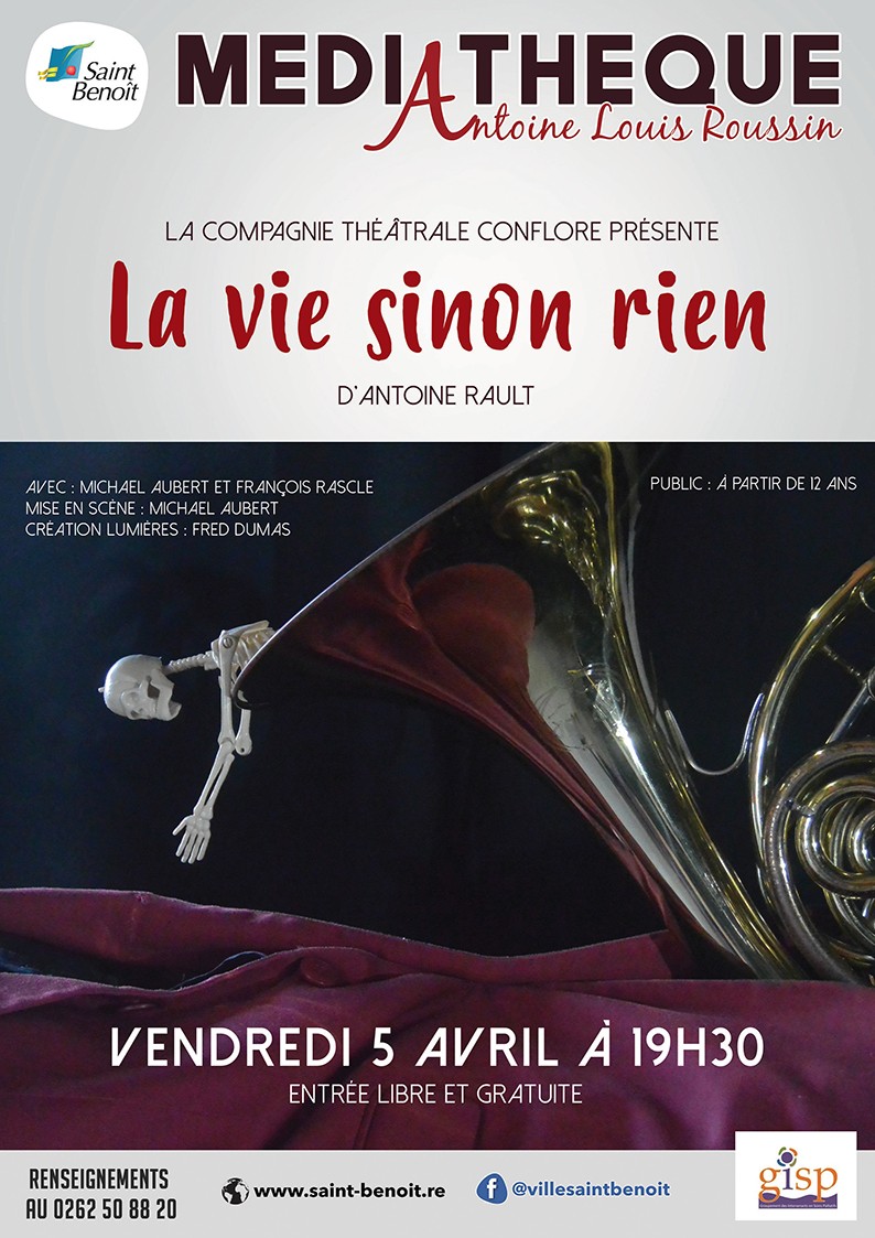 Spectacle "La vie sinon rien" de la compagnie Conflore