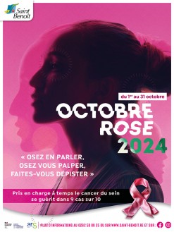 Octobre rose : Osez en parler, osez vous palper, faites-vous dépister !