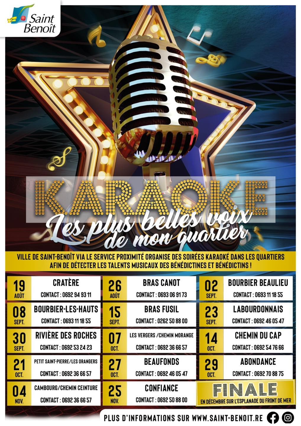 Concours Karaoké "Les plus belles voix de mon quartier"