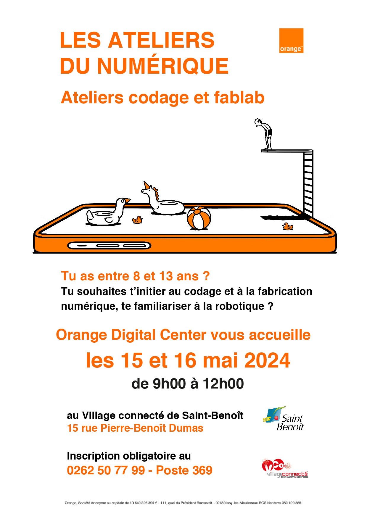 Ateliers codage et fablab