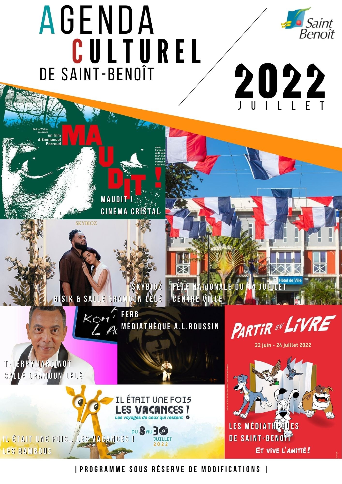 Agenda culturel / JUILLET 2022