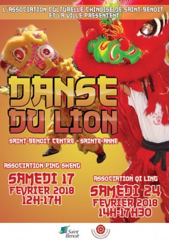 Nouvel an chinois : danse des lions