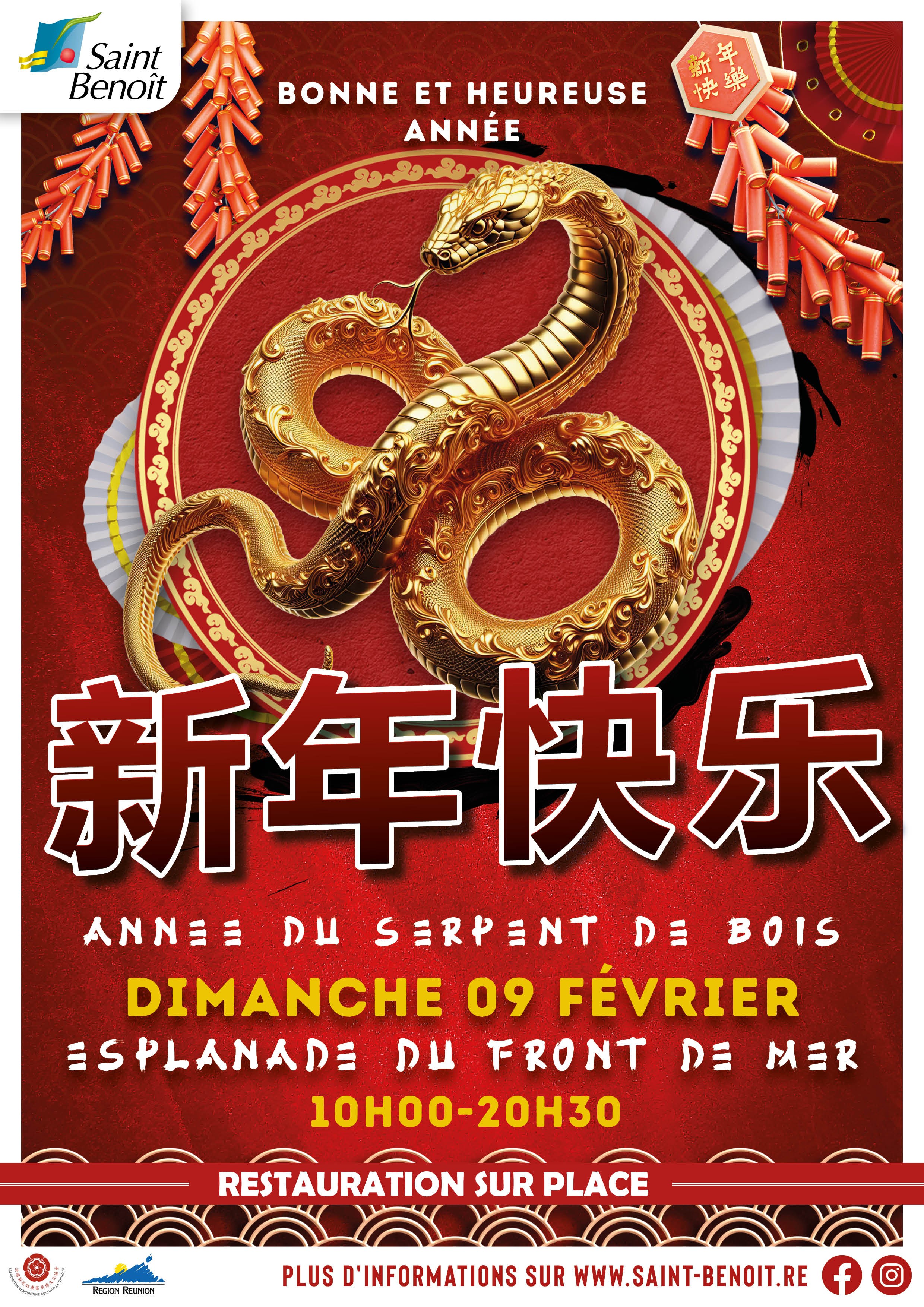 Nouvel an chinois 2025 : L'année du Serpent de Bois !