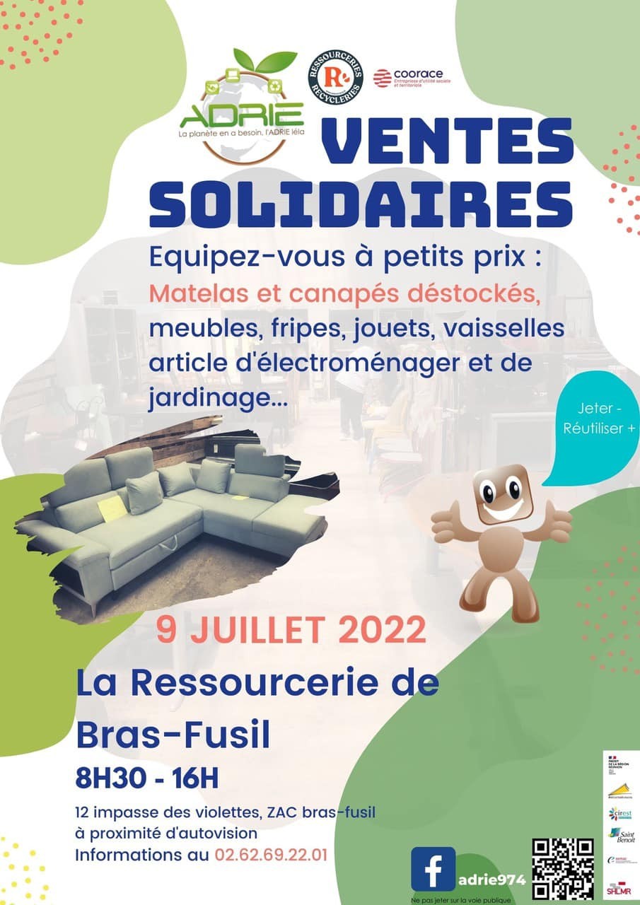 Ventes solidaires - La Ressourcerie de Bras-Fusil