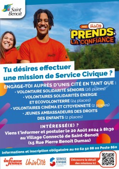 Unis Cité recherche des volontaires en Service Civique !