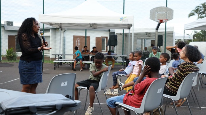 Forum débat autour de la création du centre social à Bras-Fusil