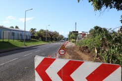 Travaux de voirie en cours rue Hubert Delisle