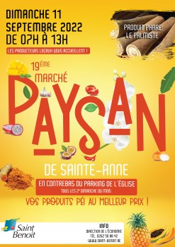 19ème Marché paysan de Sainte-Anne