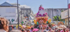 Défilé du cavadee à Saint-Benoît