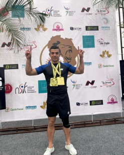 Deux médailles d'or pour Romuald Lhomond à l’Open Africa Brazilian Jiu-Jitsu à Maurice