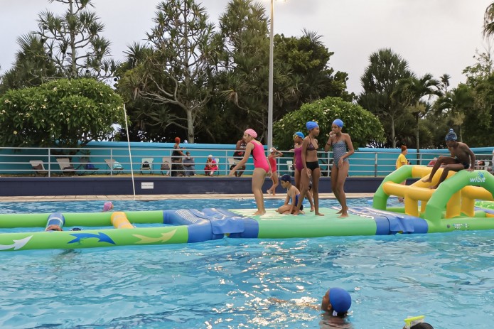 Première nocturne réussie à la piscine du Butor 