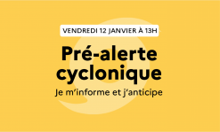 La Réunion est placée en pré-alerte jaune cyclonique