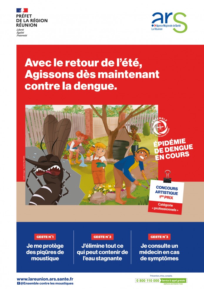 Épidémie de dengue : adoptons les bons gestes !