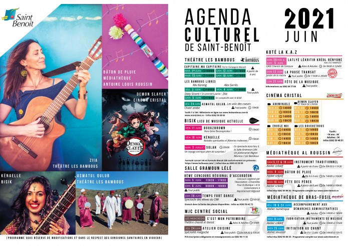 Agenda culturel // JUIN 2021