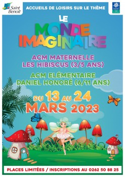 Centre de loisirs de mars 2023 : inscrivez vos enfants