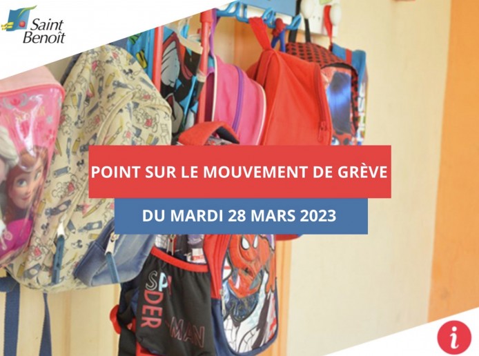 Point sur le mouvement de grève du mardi 28 mars 2023