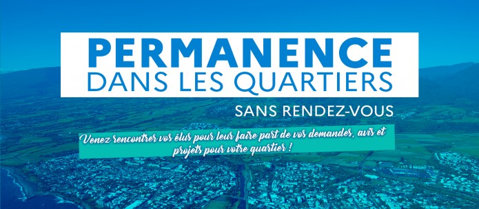 Permanences des élus dans les quartiers