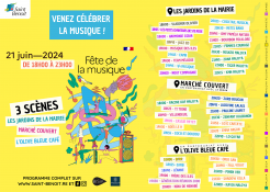 Programme Fête de la musique : Trois scènes, plusieurs ambiances…