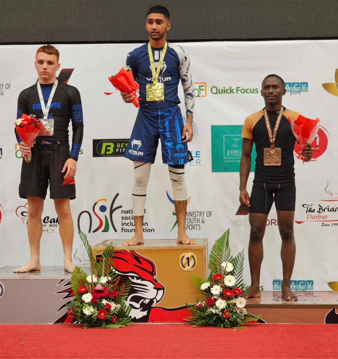 Deux médailles d'argent pour Melvin Barnaval lors de l’Open Africa de Jiu-jitsu brésilien