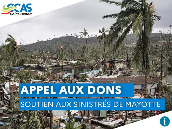 Appel aux dons pour soutenir les sinistrés à Mayotte