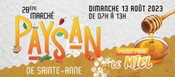 28e Marché paysan - Produit phare : Le miel