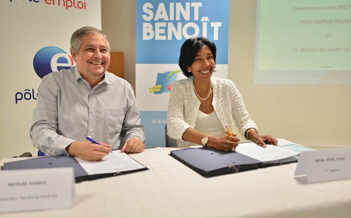 Signature d'une convention cadre entre le Pôle emploi et la commune