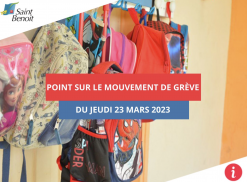 Point sur le mouvement de grève du jeudi 23 mars 2023