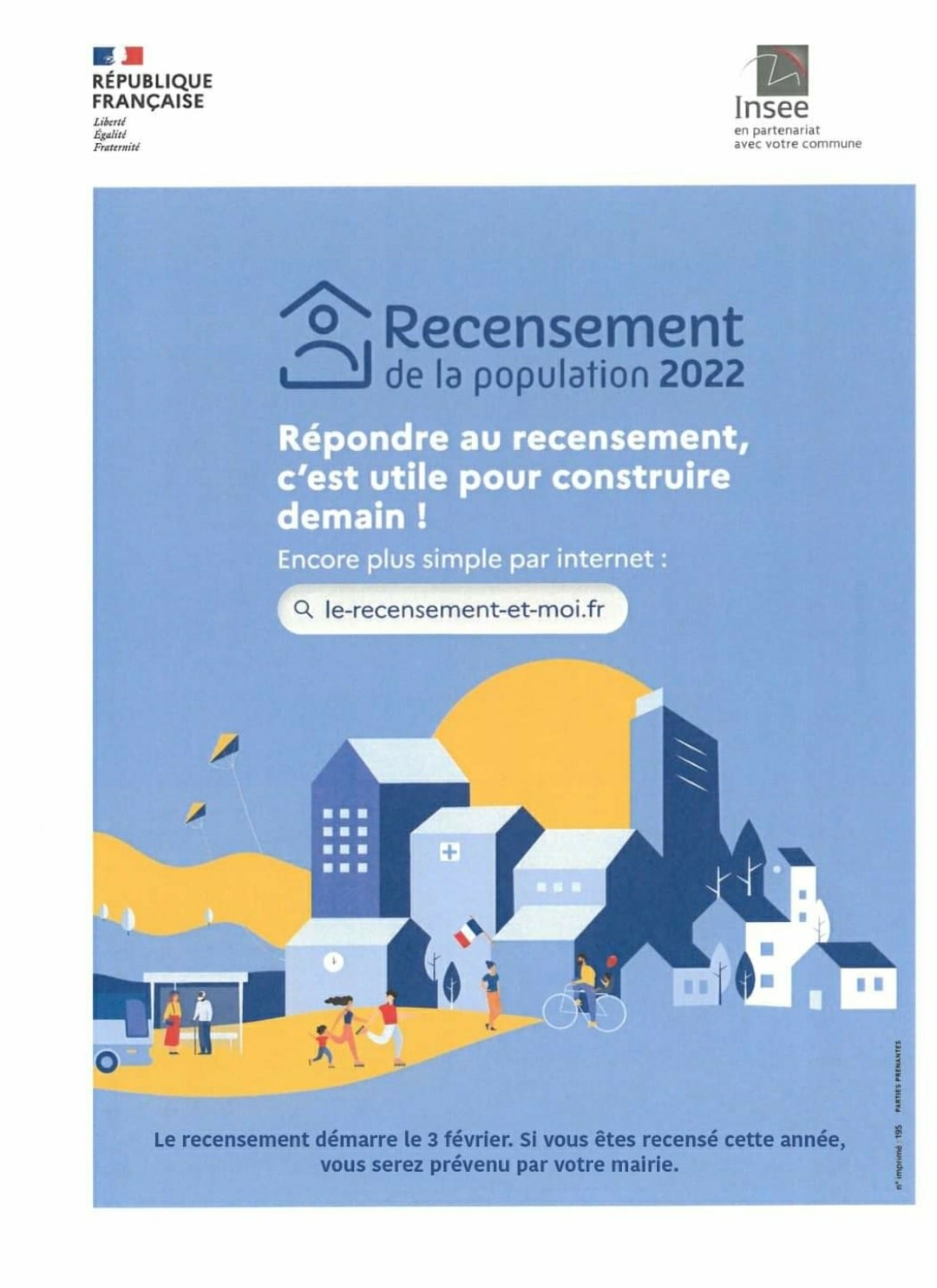 Actualités - Recensement En Ligne De L'insee - Ville De Saint-benoît