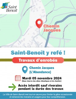 Travaux d'enrobé - Chemin Jacques (l'Abondance)