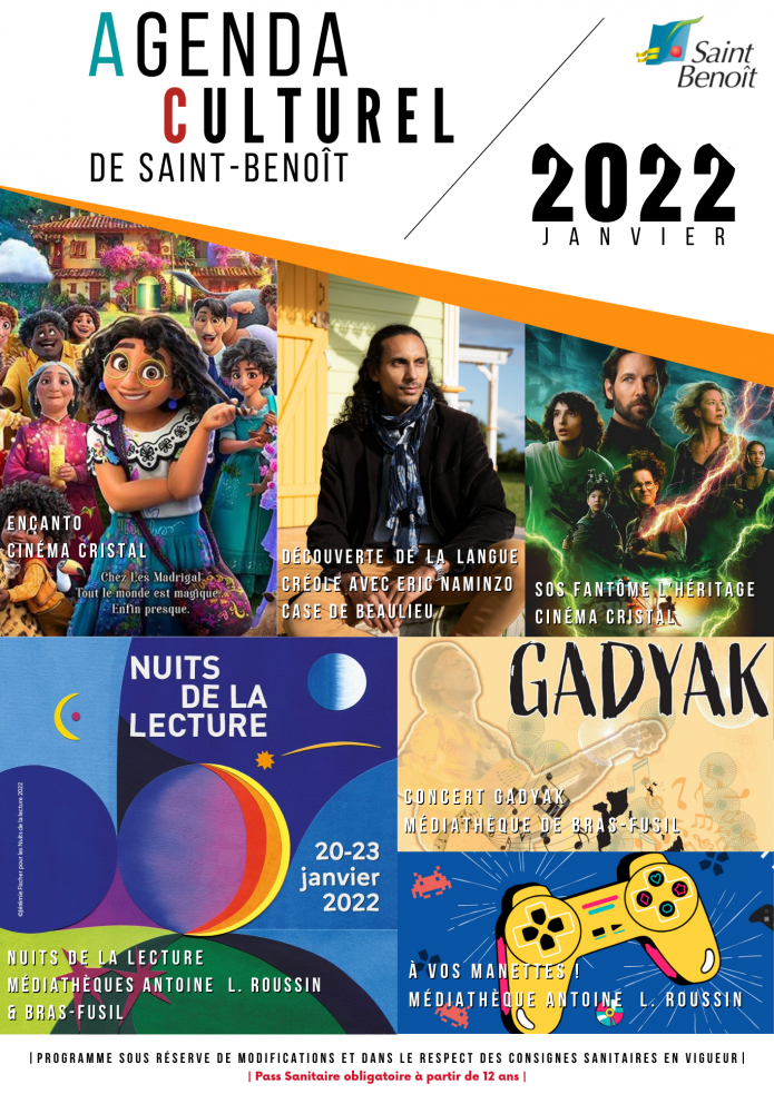 Agenda culturel // JANVIER 2022