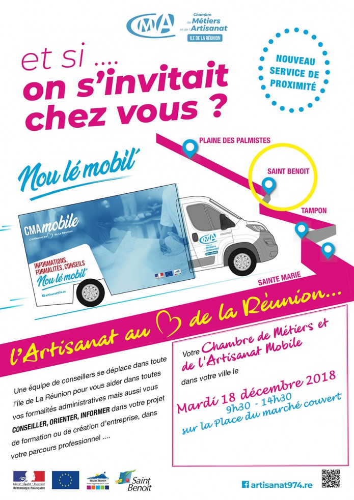 La CMA Mobile s'invite à Saint-Benoît !