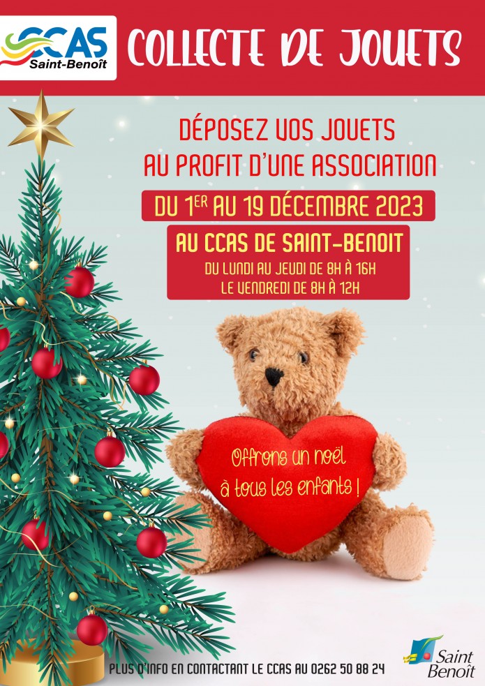 Collecte de jouets : offrons un Noël à tous les enfants !