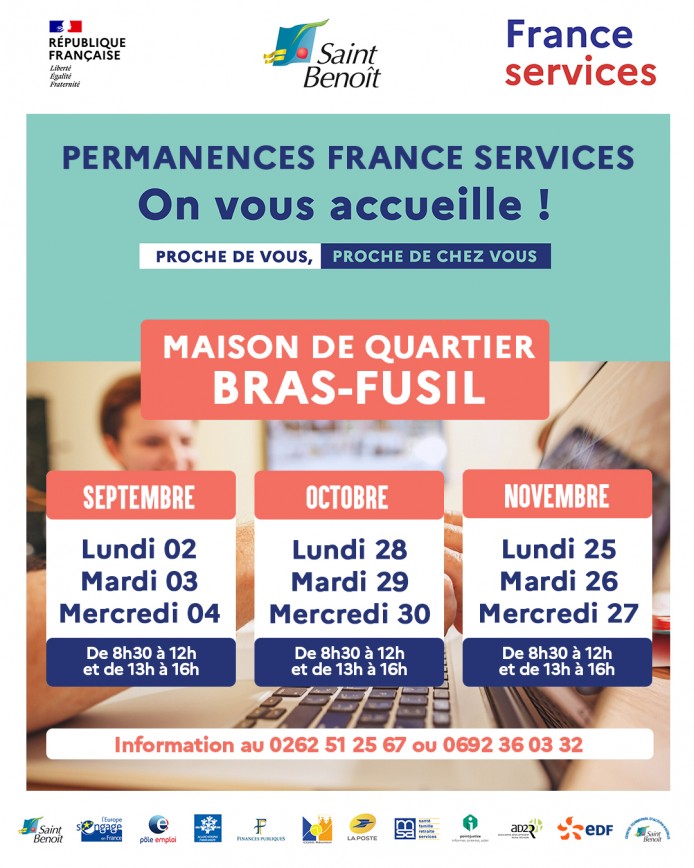 Nouveau : Permanences France services