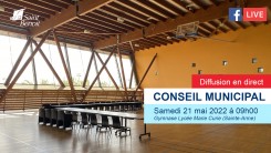 Conseil municipal le samedi 21 mai à 9h