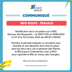 INFO ROUTE TRAVAUX - Modification de la circulation sur la RN2