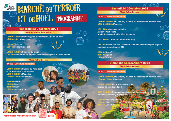 Marché du terroir et de Noël - Programme complet